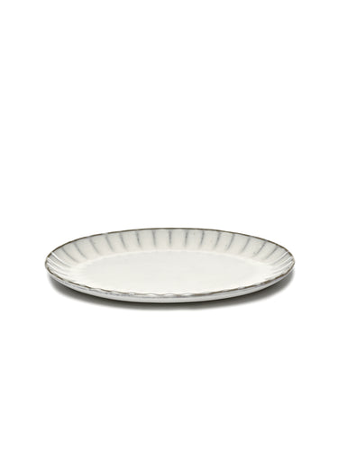 Bord Inku Ovaal S L25 B17,5 H1,7 cm Wit