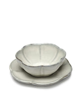 Afbeelding in Gallery-weergave laden, Kom Inku Geribbeld M D11 H4 cm Wit