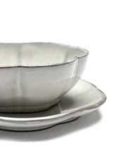 Afbeelding in Gallery-weergave laden, Kom Inku Geribbeld M D11 H4 cm Wit