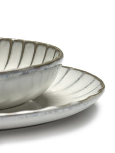 Kom Inku Ovaal S L19 B13 H3,7 cm Wit