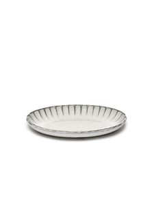Kom Inku Ovaal M L22 B15,4 H2,7 cm Wit