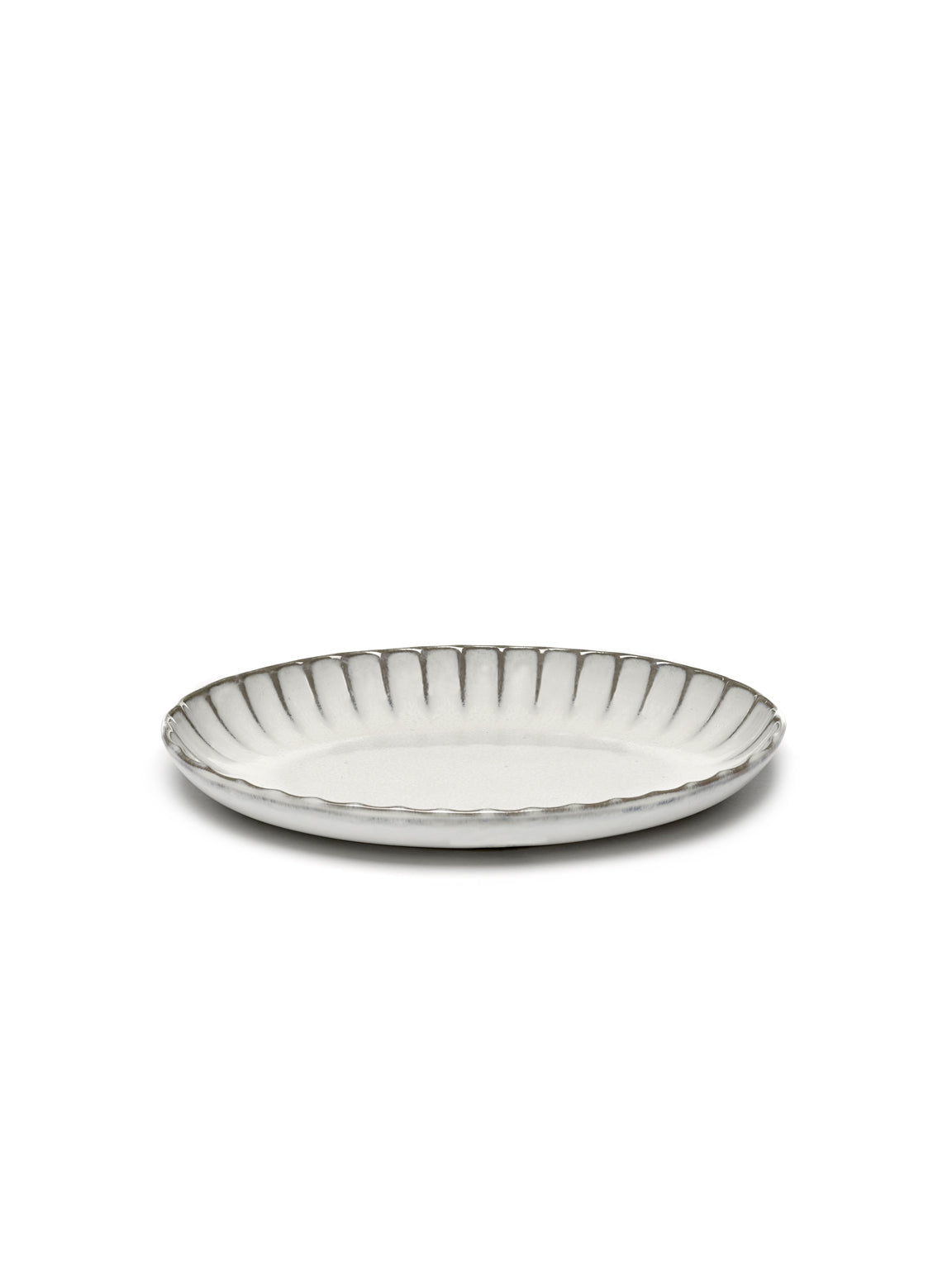 Kom Inku Ovaal M L22 B15,4 H2,7 cm Wit