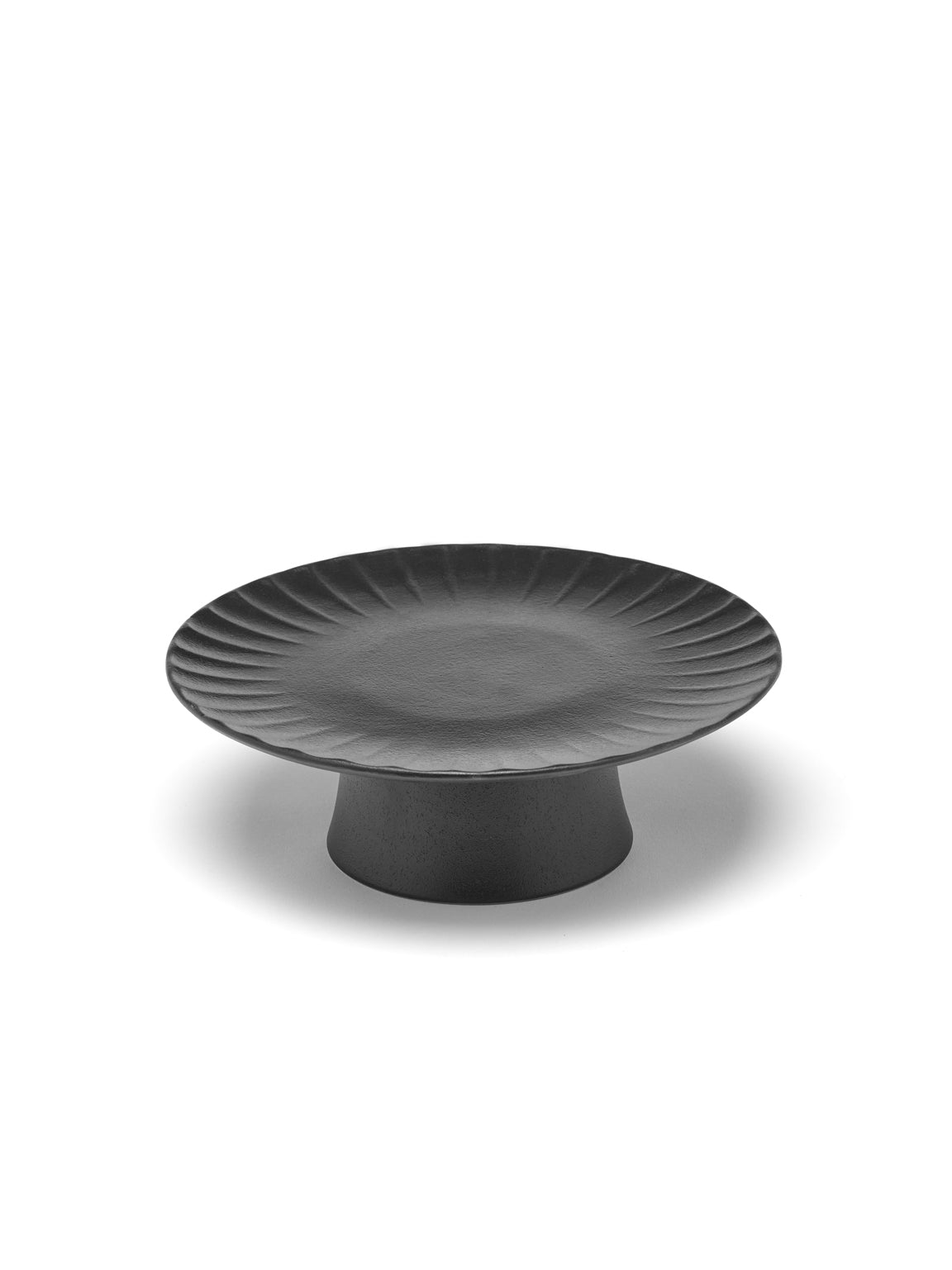 Gebakschaal Inku 01 M D21 H8 cm Zwart