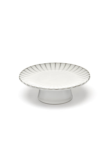 Gebakschaal Inku M D21 H8 cm Wit