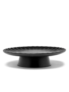 Gebakschaal Inku L D24 H6,5 cm Zwart