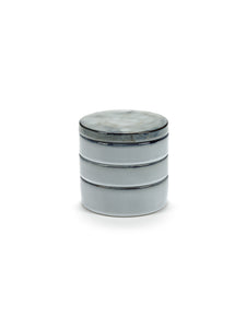Kom Pure Set 3 Stapelbaar D14 H15 Blauw