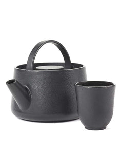 Koffietas Inku Gietijzer 15cl Zwart