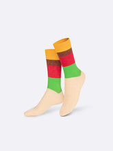 Afbeelding in Gallery-weergave laden, Sokken Eat My Socks Cheeseburger