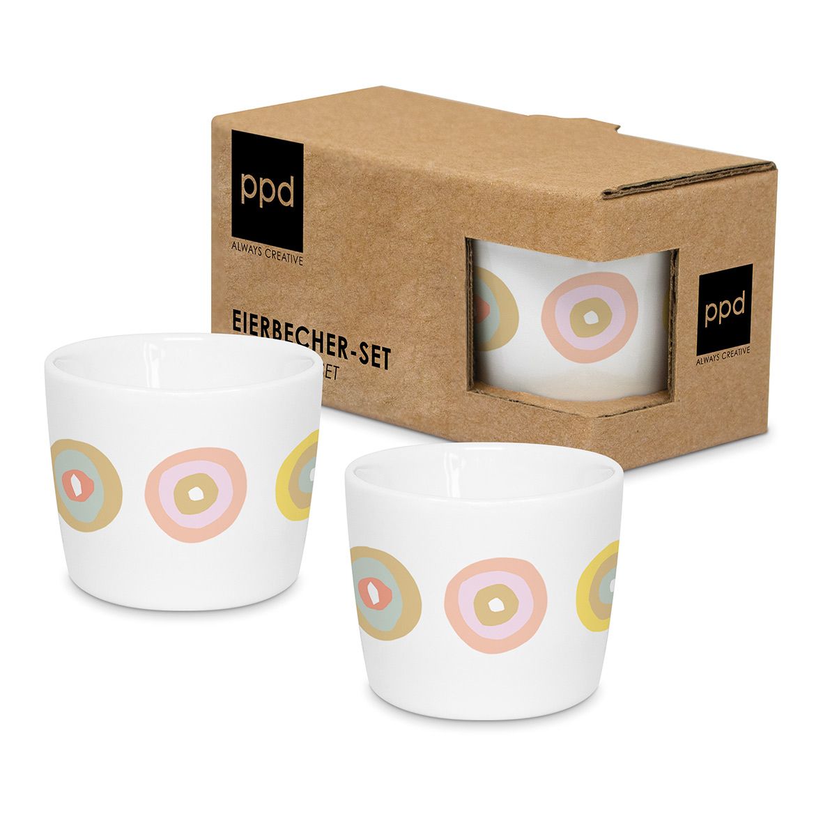 Eierdopjes PPD Bubbles Set 2