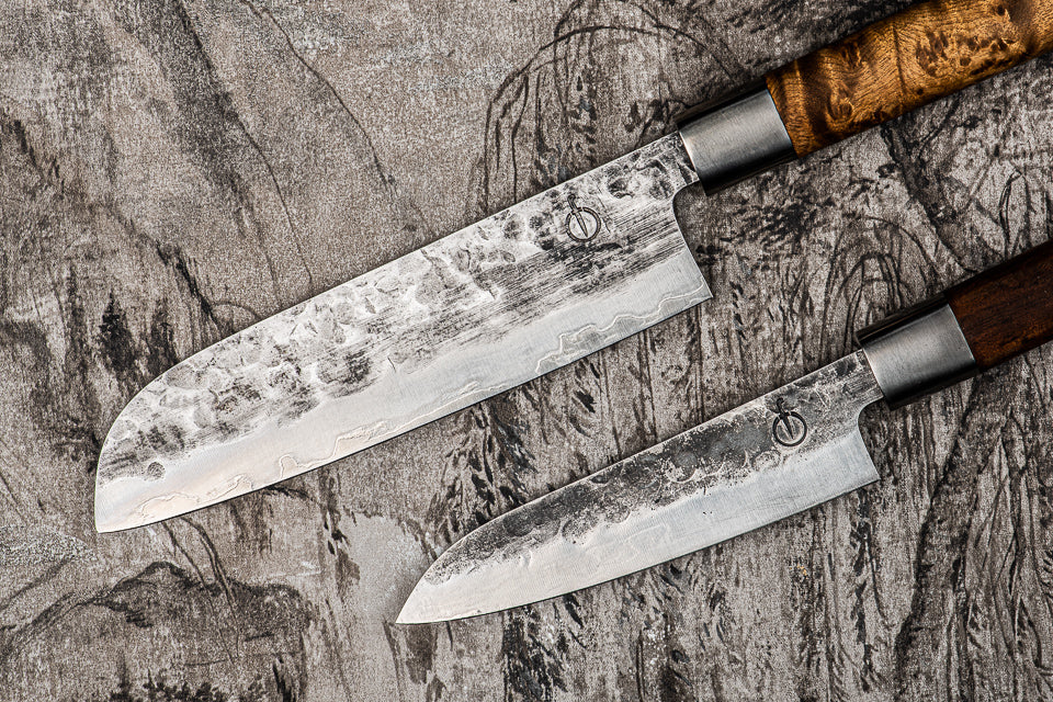 <transcy>Knife Forged VG10 Santoku 18 cm Rootwood</transcy>
