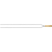 Afbeelding in Gallery-weergave laden, Spies Forged Olijfhout Churrasco Vorkspies 60cm