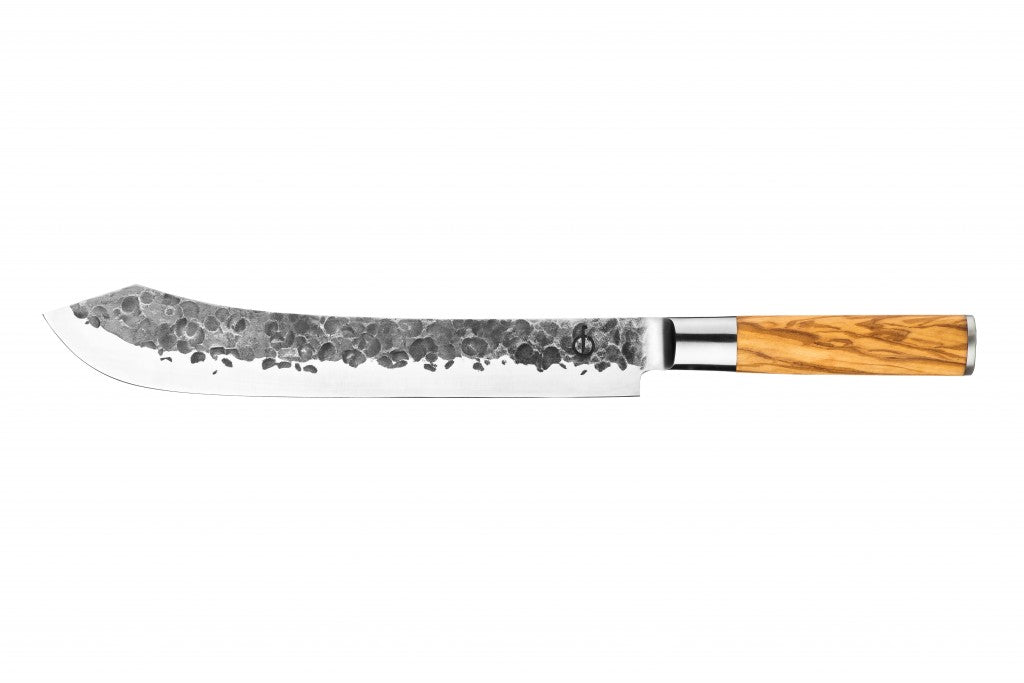 <transcy>Knife Forged Olive Wood Butcher Knife Butcher</transcy>