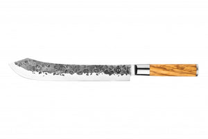 Mes Forged Olijfhout Slagersmes Butcher