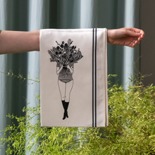 Afbeelding in Gallery-weergave laden, Theedoek Helen B Flower Girl