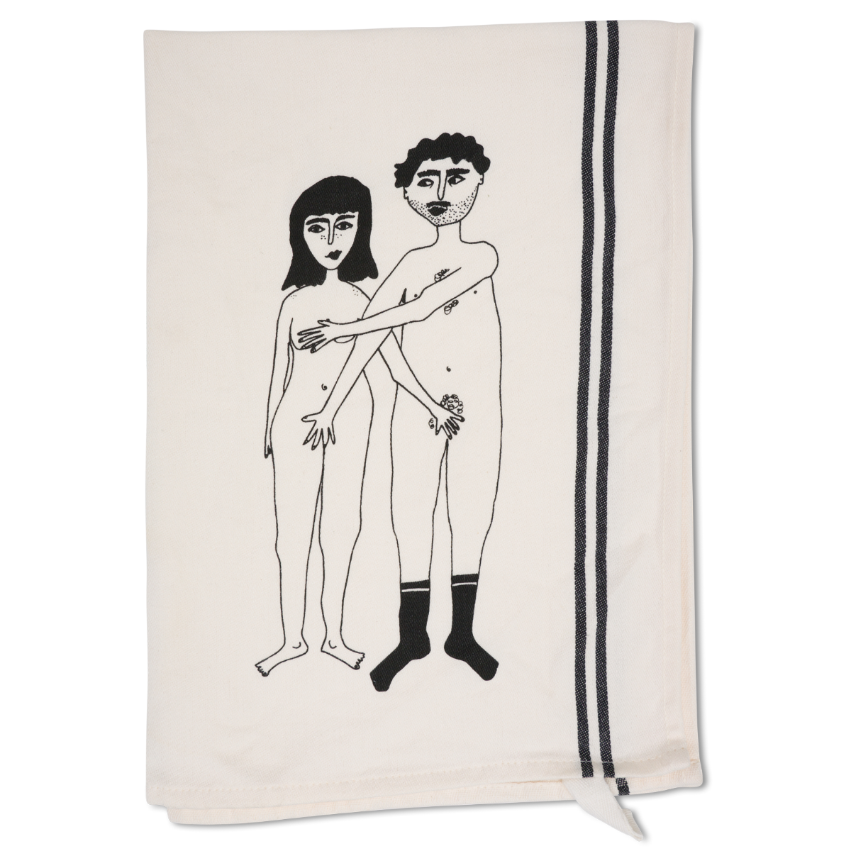 Theedoek Helen B Naked Couple