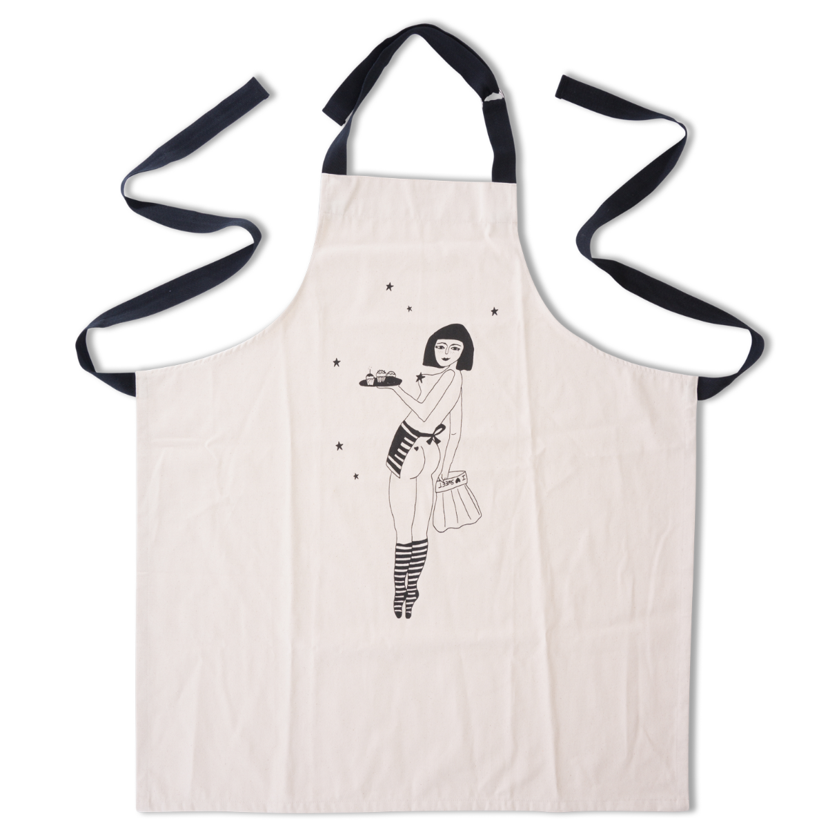 <transcy>Apron Helen B Pin-up Cake Girl</transcy>