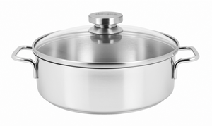 Kookpot Laag Demeyere Apollo 28 cm + Glazen Deksel