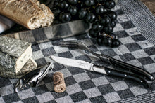 Afbeelding in Gallery-weergave laden, Steakmessen Laguiole Luxury Set 6 Zwart Ebbenhout