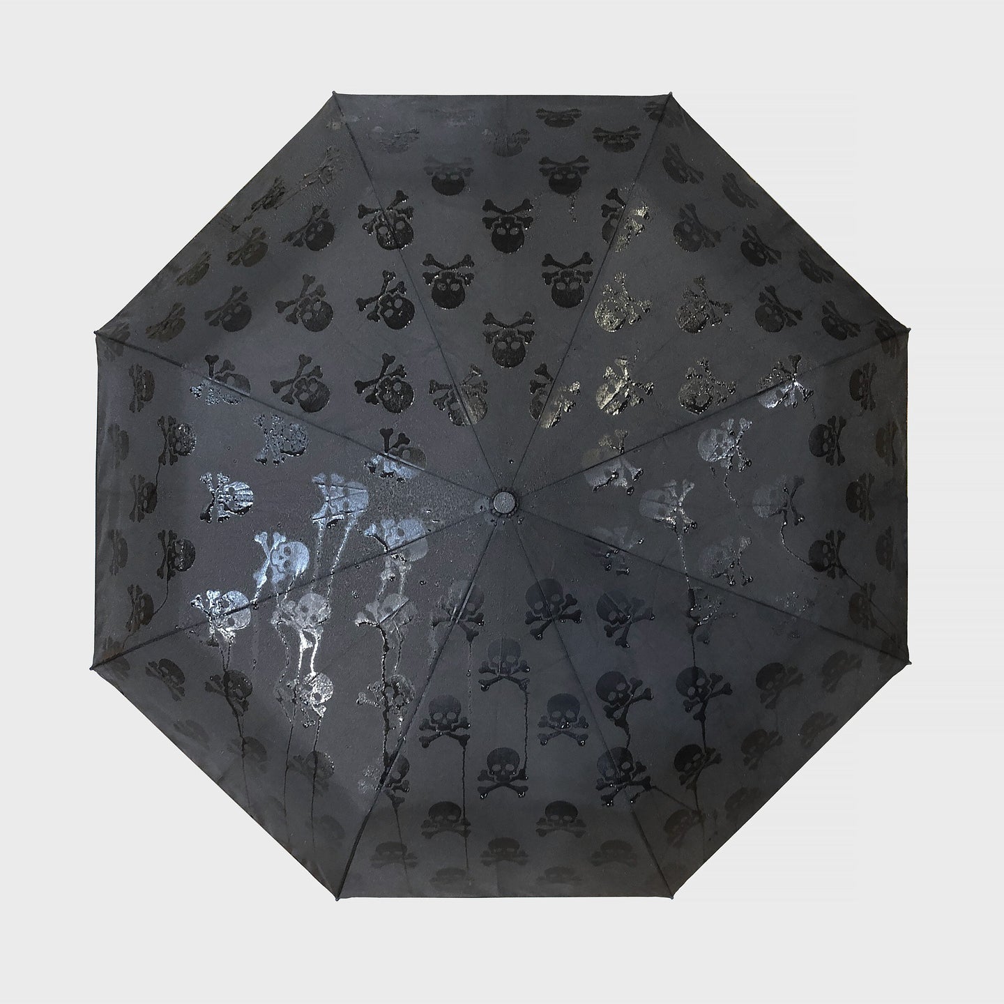 Paraplu Colour Change Umbrella Skulls