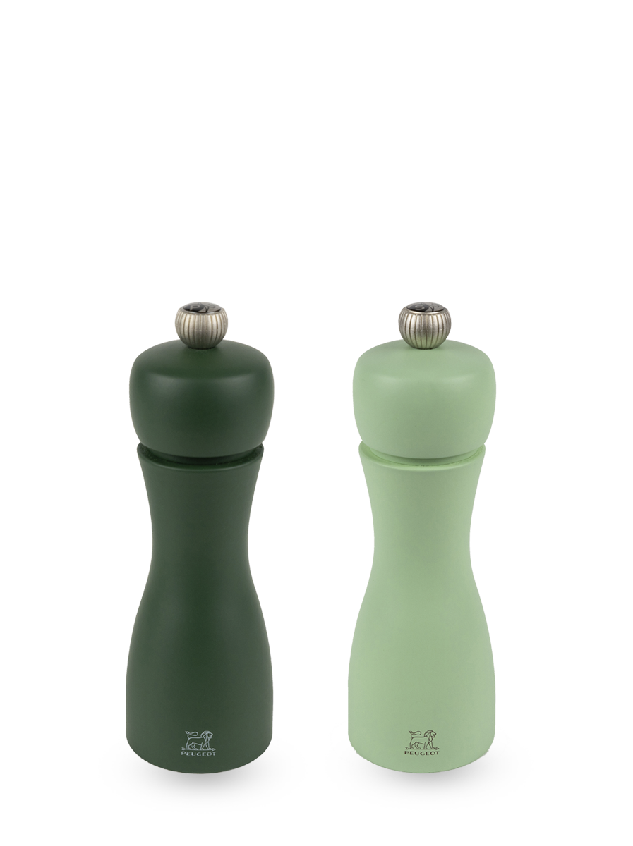 Pepermolen Peugeot Tahiti Duo Set Zout & Peper 15 cm Mos + Munt