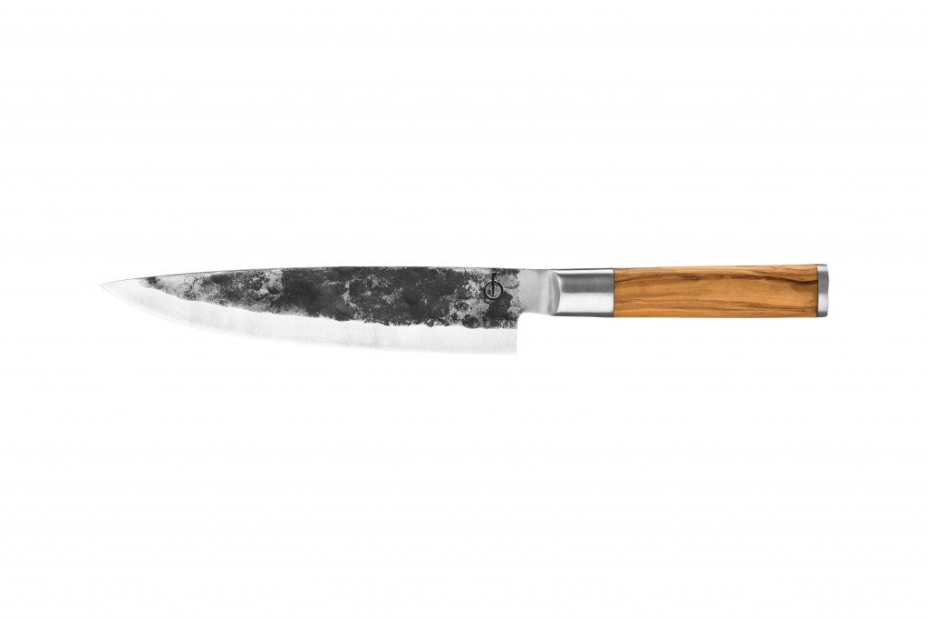 <transcy>Knife Forged Olive Wood Chef's Knife</transcy>