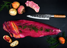 Afbeelding in Gallery-weergave laden, Mes Forged Olijfhout Koksmes