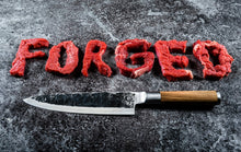 Afbeelding in Gallery-weergave laden, Mes Forged Olijfhout Koksmes