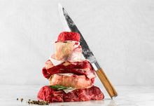 Afbeelding in Gallery-weergave laden, Mes Forged Olijfhout Vleesmes