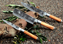 Afbeelding in Gallery-weergave laden, Mes Forged Olijfhout Luxury Set 3