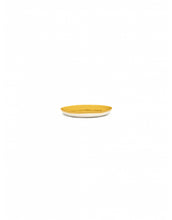 Afbeelding in Gallery-weergave laden, Bord Feast Xs D16 X H2 Cm Sunny Yellow Swirl-Dots Zwart