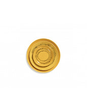 Afbeelding in Gallery-weergave laden, Bord Feast Xs D16 X H2 Cm Sunny Yellow Swirl-Dots Zwart