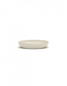 Bord Hoog Feast D22 X H4 Cm Wit Paprika Zwart