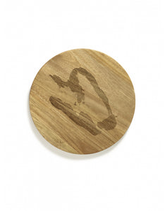 Dienblad Feast S D35 X H1,8 Cm Hout Paprika