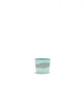 Afbeelding in Gallery-weergave laden, Espressokopje Feast 15 Cl Azure Swirl-Stripes Rood