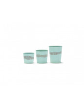 Afbeelding in Gallery-weergave laden, Espressokopje Feast 15 Cl Azure Swirl-Stripes Rood