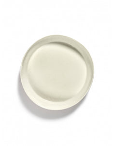 Serveerschaal Feast M D36 H6 Cm Wit Swirl-Stripes Rood