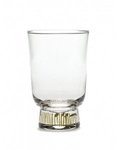 Glas Feast 33 Cl Stripes Goud