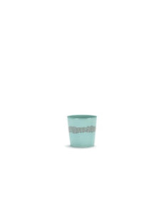 Koffiekop Feast 25 Cl Azure Swirl-Stripes Rood