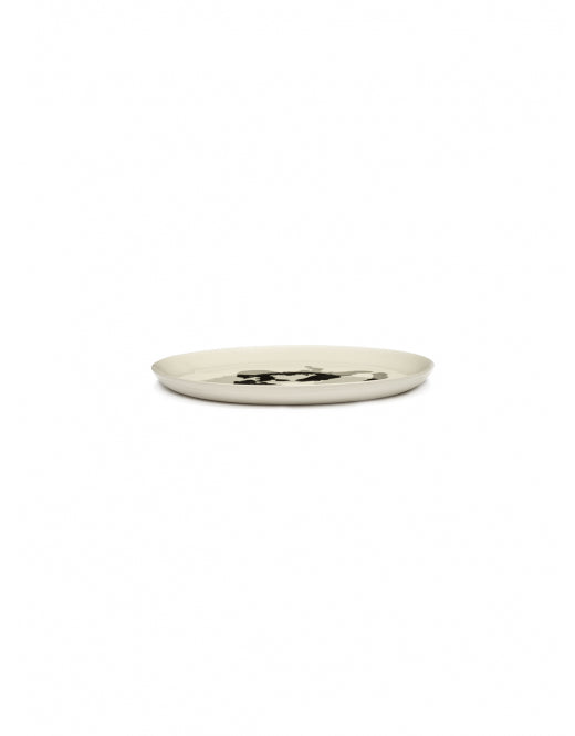 <transcy>Plate Feast L L26,5 X W26,5 X H2 Cm White Paprika Black</transcy>