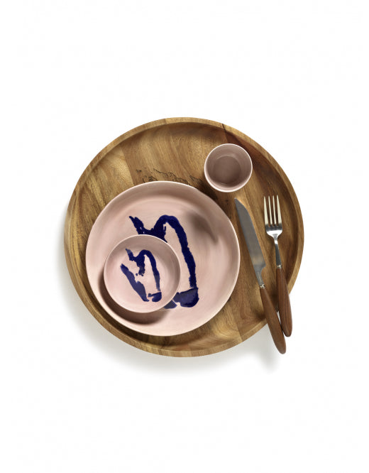 <transcy>Dish Feast S L11.5 X W11.5 X H2 Cm Delicious Pink Paprika Blue</transcy>