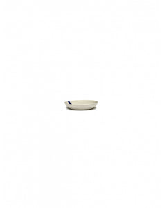 Schotel Feast S D11,5 X H2 Cm Wit Artisjok Blauw