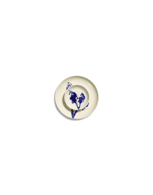 Schotel Feast S D11,5 X H2 Cm Wit Artisjok Blauw