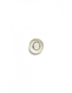 Schotel Feast S D11,5 X H2 Cm Wit Swirl-Stripes Blauw