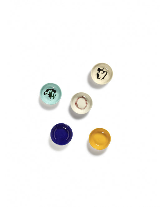 Schotel Feast Xs D7,5 X H2 Cm Wit Paprika Zwart