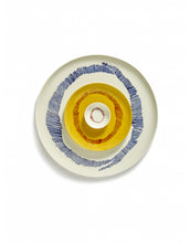 Afbeelding in Gallery-weergave laden, Schotel Feast Xs D7,5 X H2 Cm Wit Swirl-Stripes Rood