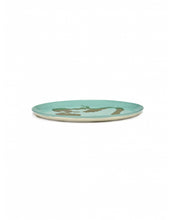 Afbeelding in Gallery-weergave laden, Serveerbord Feast D35 X H2 Cm Azure Paprika Goud