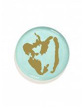 Afbeelding in Gallery-weergave laden, Serveerbord Feast D35 X H2 Cm Azure Paprika Goud