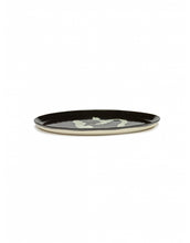 Afbeelding in Gallery-weergave laden, Serveerbord Feast D35 X H2 Cm Zwart Paprika Wit