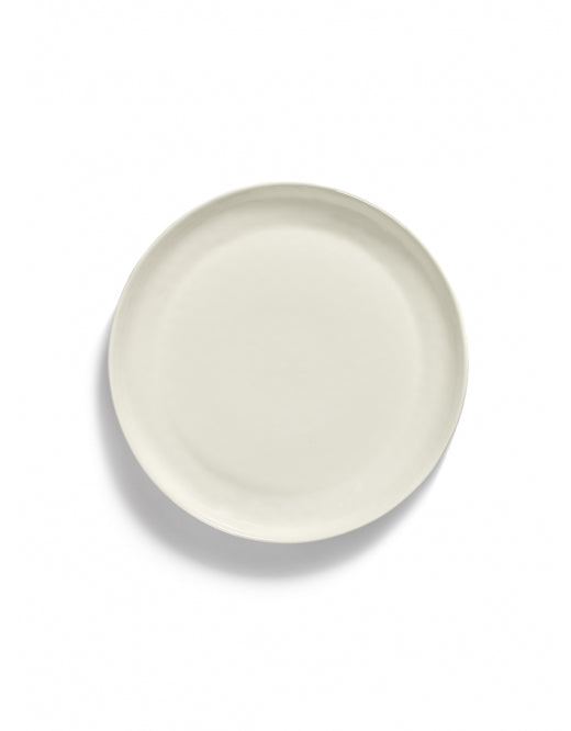 <transcy>Serving Dish Feast S L35 X W35 H4 Cm White Swirl-Stripes Blue</transcy>