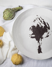 Afbeelding in Gallery-weergave laden, Serveerschaal Feast L D44,5 X H9 Cm Wit Artisjok Zwart
